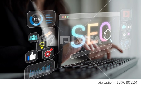 SEO Optimization and Digital Visibility Strategy Muxer 137680224