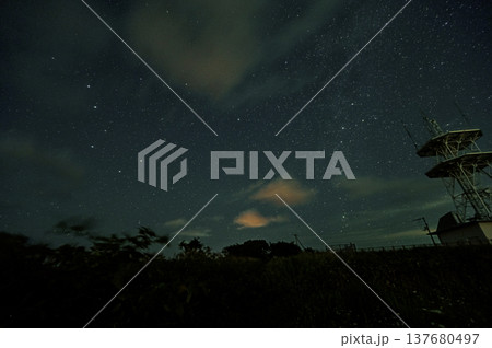 北斗七星、北極星、カシオペア座 北斗七星、北極星、カシオペア座 137680497