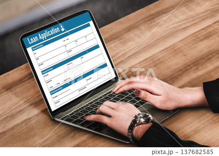 Online loan application form for modish digital information collection 137682585