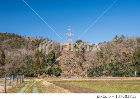 奥琵琶湖の田園風景 滋賀県長浜市近江塩津 奥琵琶湖の田園風景 滋賀県長浜市近江塩津 137682715