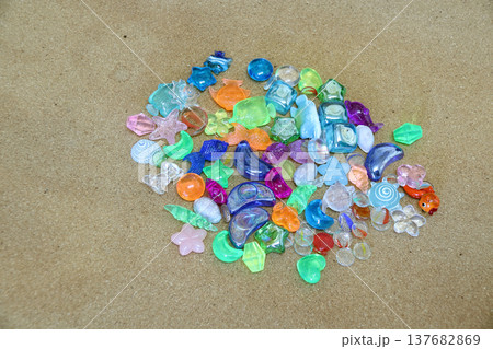 ビー玉ガラス製品玩具おもちゃ飾り 137682869