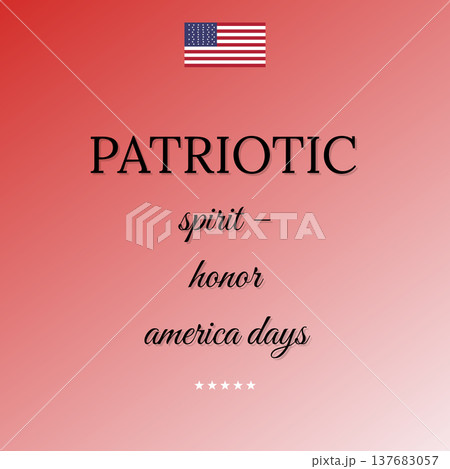 Patriotic Spirit Honor America Days 137683057