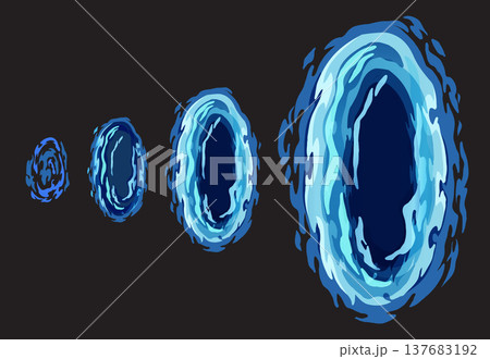 Blue Energy Portal Animation Sequence for Science Fiction Games Blue Energy Portal Animation Sequence for Science Fiction Games 137683192