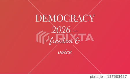 Democracy 2026 Freedom And Voice 137683437