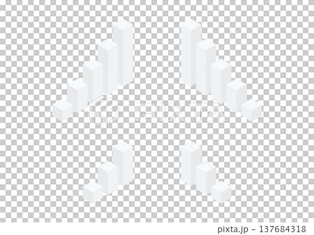 由 3 個和 5 個長條圖組成的等距長條圖設計。 由 3 個和 5 個長條圖組成的等距長條圖設計。 137684318