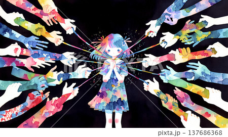 春の心のモヤモヤ 春の心のモヤモヤ 137686368