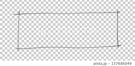 Simple square decorative frame 137686849