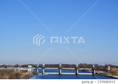 秋ヶ瀬取水堰_16 秋ヶ瀬取水堰_16 137686914