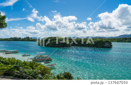 夏の沖縄県石垣島に広がる美しい風景 137687050