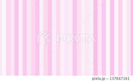 ピンク色 桜色 ストライプ縦縞模様の背景 ベクター ピンク色 桜色 ストライプ縦縞模様の背景 ベクター 137687161