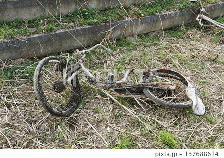 川底にあった自転車_01 137688614