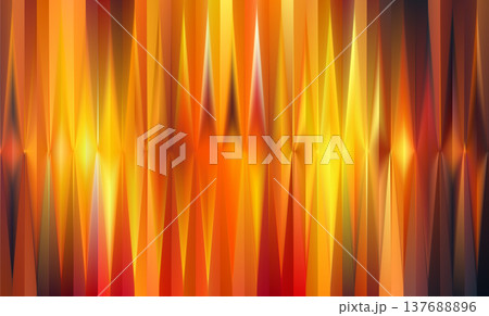 Ice fire bg. Red and blue ribbed glass background. 137688896