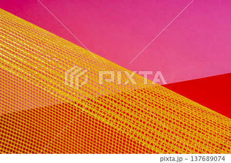 Abstract background of a colored grid and its structure 137689074