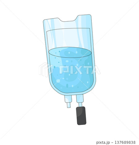 Illustration of iv bag Illustration of iv bag 137689838