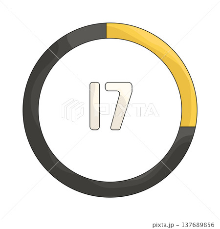 Illustration of countdown Illustration of countdown 137689856