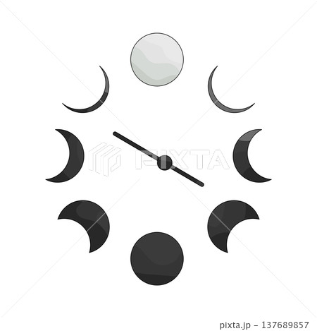 Illustration of clock Illustration of clock 137689857