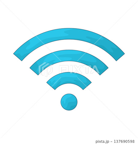 Illustration of Wi-Fi Illustration of Wi-Fi 137690598