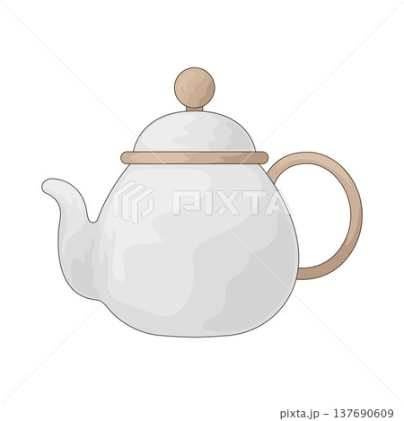 Illustration of Tea kettle 137690609