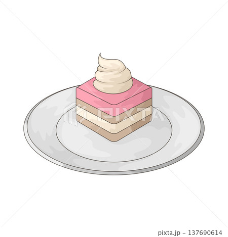 Illustration of Cake dessert Illustration of Cake dessert 137690614