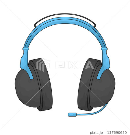 Illustration of Headset 137690630