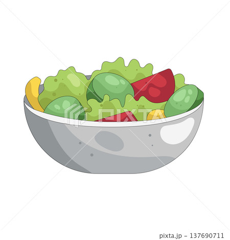 Illustration of salad Illustration of salad 137690711