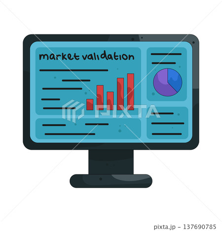 Illustration of Market validation 137690785