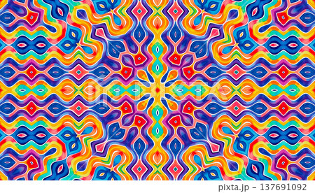 Bright multicolor background with colorful abstract pattern Bright multicolor background with colorful abstract pattern 137691092