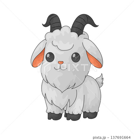 Illustration of Goat 137691664