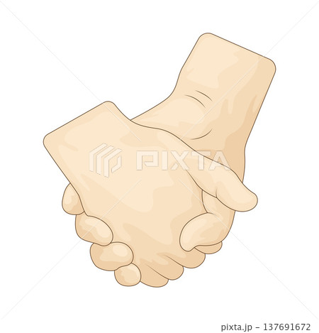 Illustration of Holding Hands 137691672