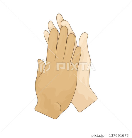 Illustration of High Five 137691675