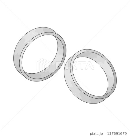 Illustration of Matching Rings Illustration of Matching Rings 137691679