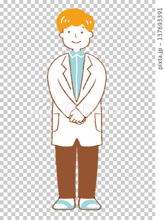 前で腕を組む医師 137693391