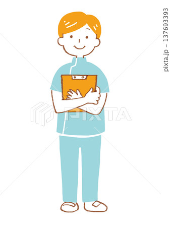 ファイルを持つ看護師 137693393