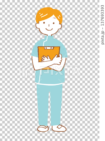 ファイルを持つ看護師 137693393