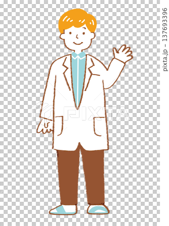 白衣の医者の全身 白衣の医者の全身 137693396