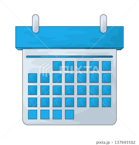Illustration of calendar Illustration of calendar 137693582