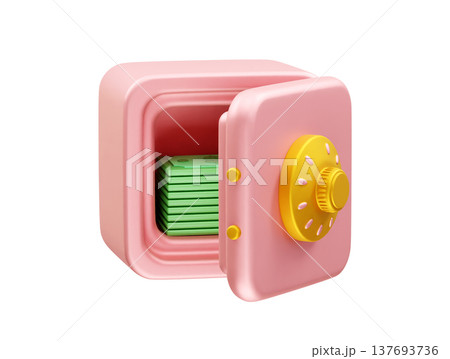 Vault 3d illustration icon 3d rendering 137693736