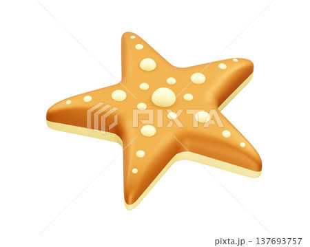 Starfish 3D Icon Illustrations render Starfish 3D Icon Illustrations render 137693757