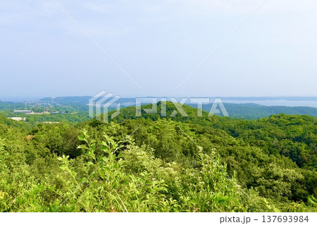 伊勢志摩　パールロード　面白展望台からの風景　三重県鳥羽市 137693984