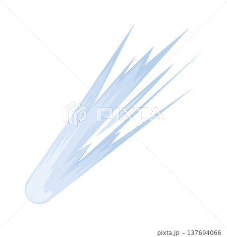 Illustration of comet Illustration of comet 137694066