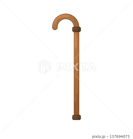 Illustration of Walking Stick 137694073