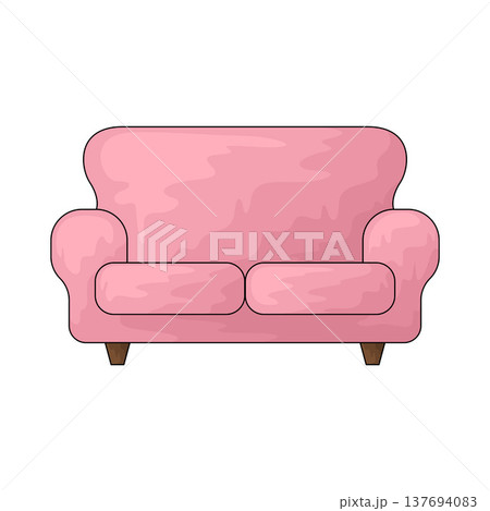 Illustration of sofa 137694083