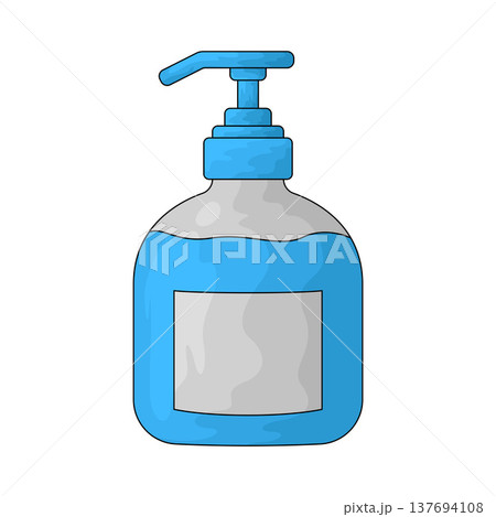 Illustration of Hand Sanitizer Illustration of Hand Sanitizer 137694108