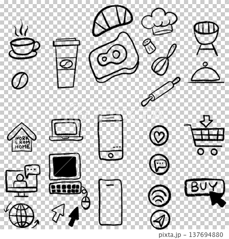 A set of various shopping icons A set of various shopping icons 137694880