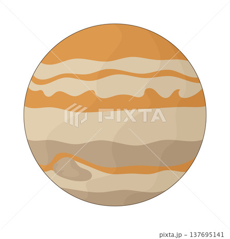 Illustration of Jupiter 137695141
