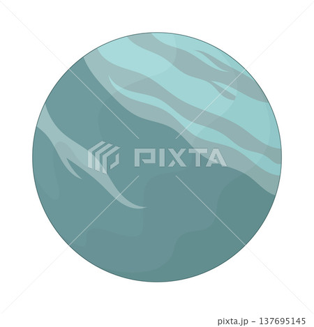 Illustration of Uranus Illustration of Uranus 137695145