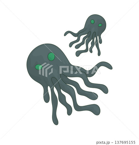 Illustration of Extraterrestrial Being Illustration of Extraterrestrial Being 137695155