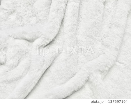 soft white faux fur texture ripples elegantly over pale blue canvas evoking cozy winter luxury for serene wallpaper or subtle banner space soft white faux fur texture ripples elegantly over pale blue canvas evoking cozy winter luxury for serene wallpaper or subtle banner space 137697194