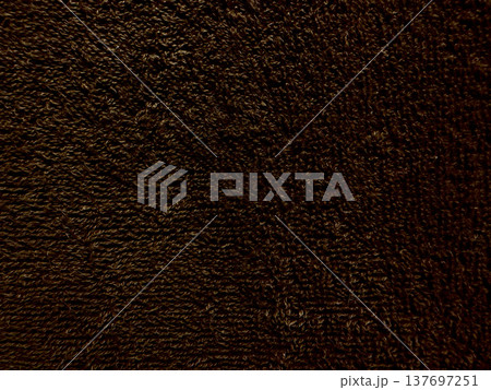 rich chocolate brown terrycloth texture closeup for web design background 137697251