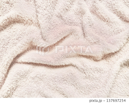 soft pastel pink fluffy towel texture closeup for web background or spa branding soft pastel pink fluffy towel texture closeup for web background or spa branding 137697254
